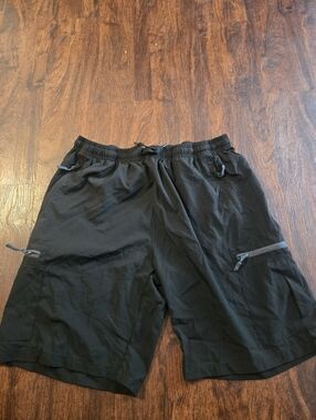 POLIVA Black Hiking Cargo Shorts Water Resistant UPF50+ NWT Women's 2x